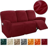 Imagem da elegante Capa de Sofá Reclinável Veludo, perfeita para proteger e dar estilo ao seu sofá.